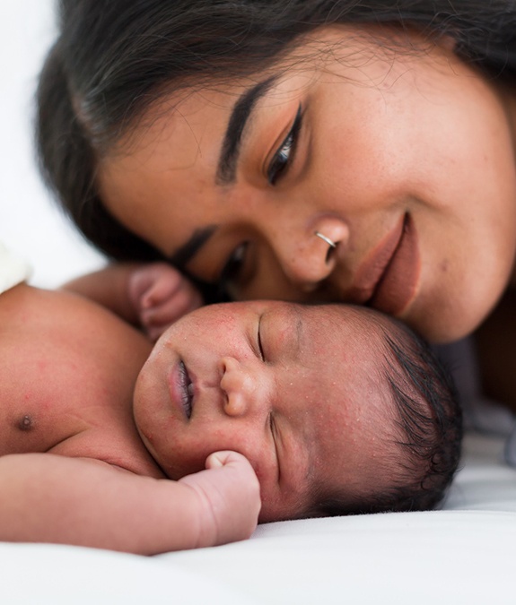 baby crying and needing lip and tongue tie treatment in Mansfield 