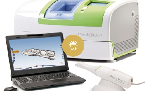 Plan Scan dental crown machine