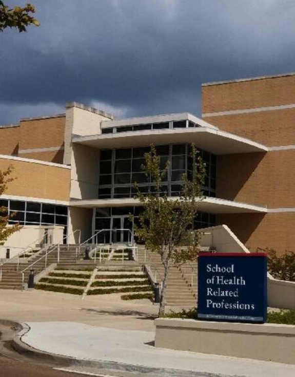 School of Health Related Professions building at the University of Mississippi