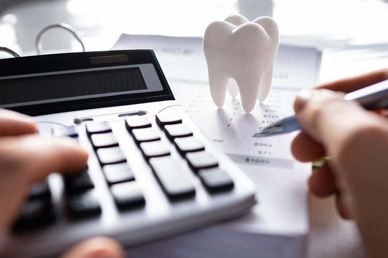 Patient budgeting for dental checkups